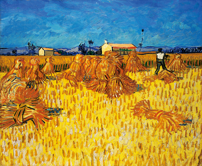  文森特·威廉·梵高  Vincent Willen Van Gogh ——收获玉米